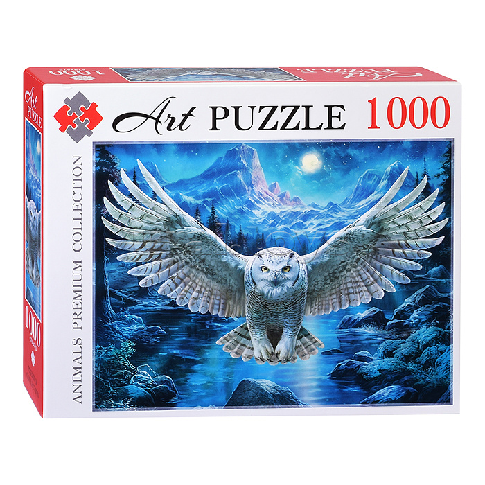 Пазлы 1000 Artpuzzle "Полет ночной совы"