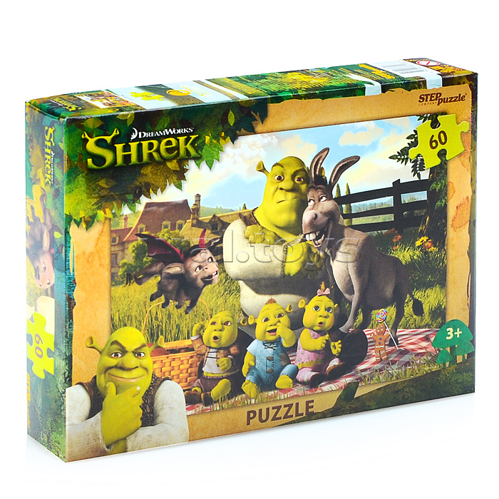 Пазлы 60 "Shrek" (DreamWorks, Мульти)