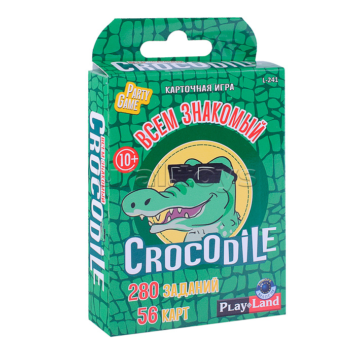 Карточная игра "Крокодил"