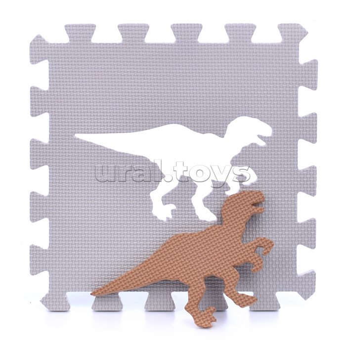Развивающий коврик-пазл "Динозавры" 30*30*1см