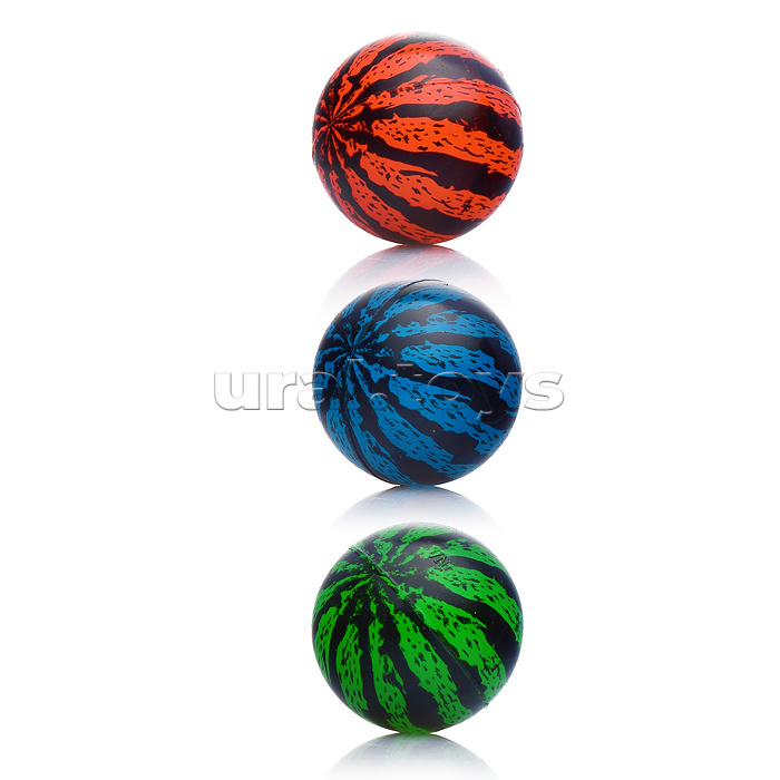 Мяч "Арбузик" (4,5 см), со светом, в тубе