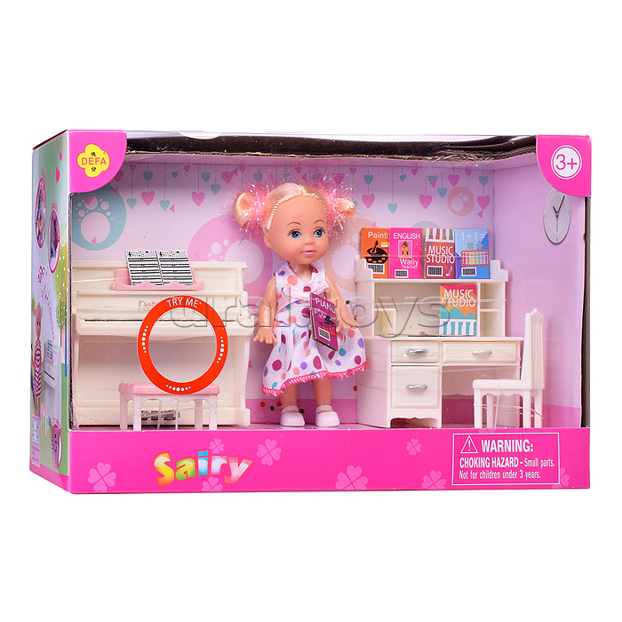Кукла "Малышка" с аксессуарами, в коробке