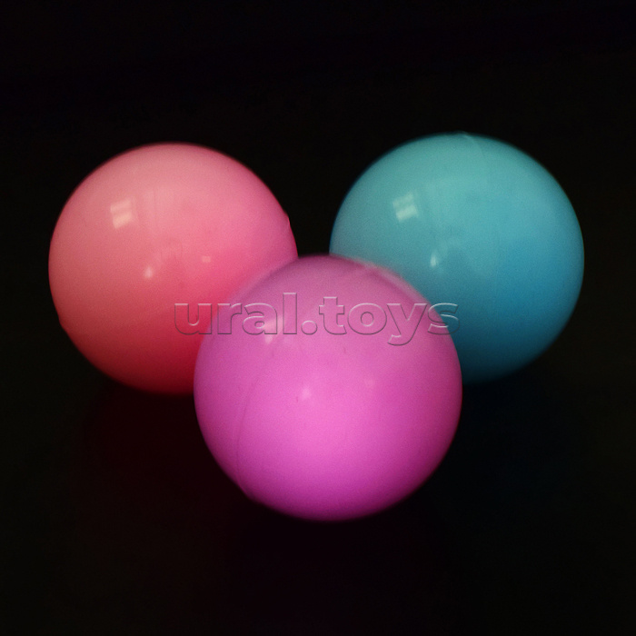 Мяч "Нежность" (4.5 см), со светом, в тубе