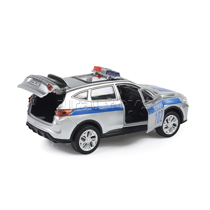 Машина металл Nissan Terrano Полиция 12см. (открыв. двери) инерц., в коробке