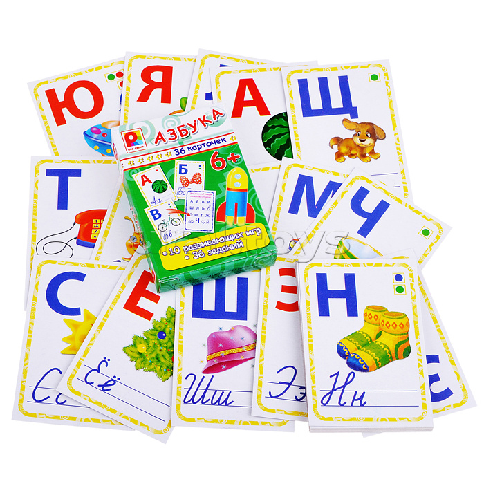 Настольная игра Азбука с карточками