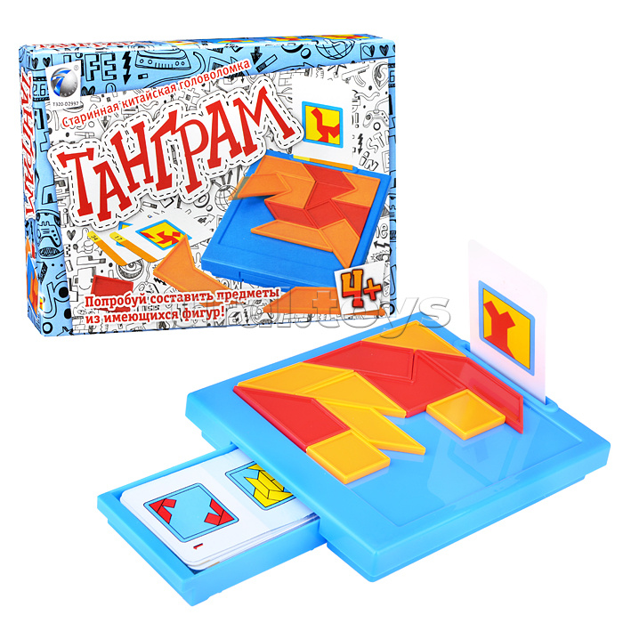 Настольная игра "Танграм",старинная китайская головоломка,в коробке