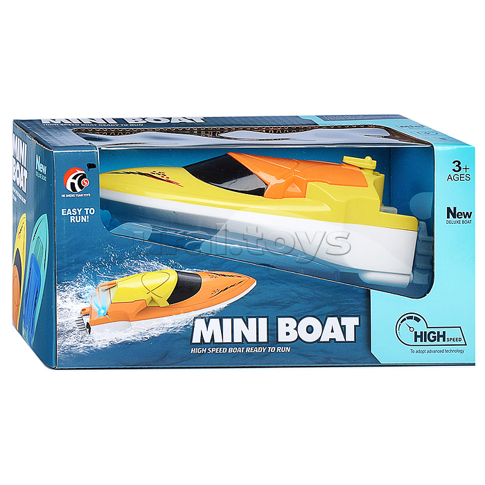 Катер "Mini Boat" на батарейках, в коробке