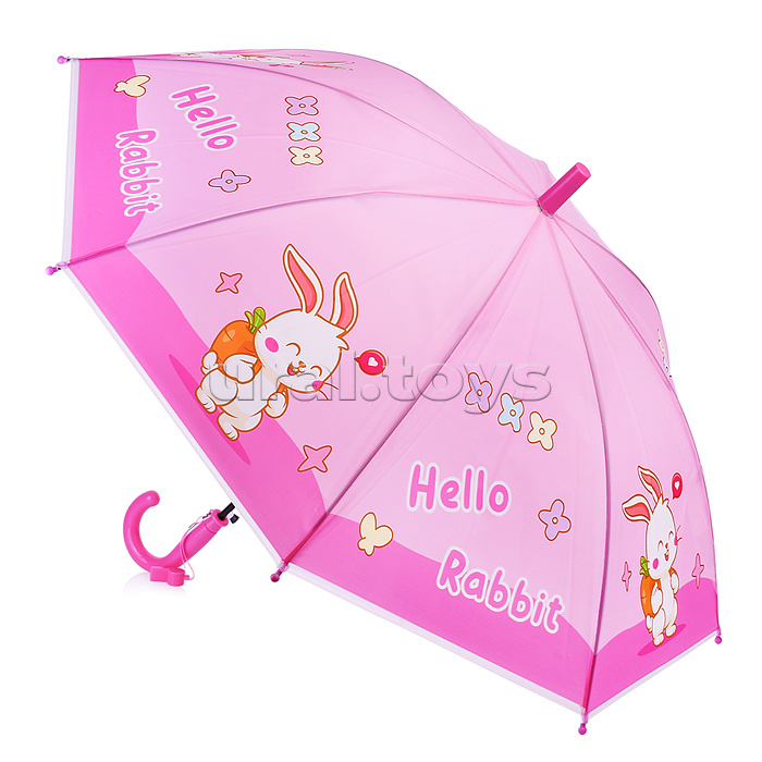 Зонт детский "Кролик и его хобби" Микс 50 см