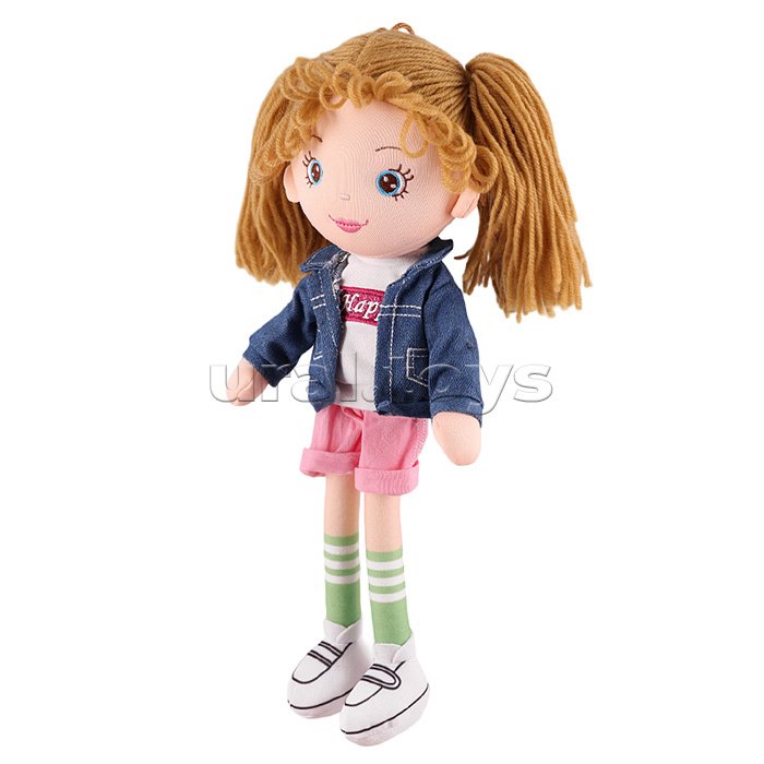 Кукла Клэр в джинсовой куртке и шортах, 36 см