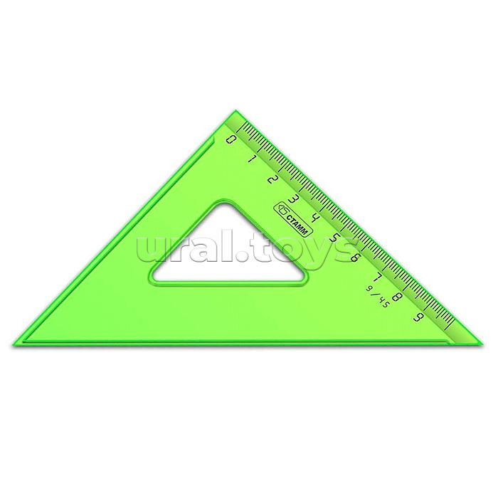 Треугольник 9см 45* NEON Cristal ассорти