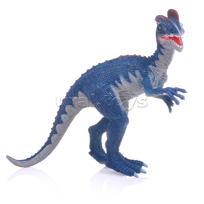 Динозавр "Дилофозавр" 26*9*18см, хэнтэг в пакете
