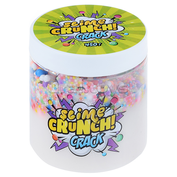 Игрушка Crunch-slime Crack с ароматом сливочной помадки 450г