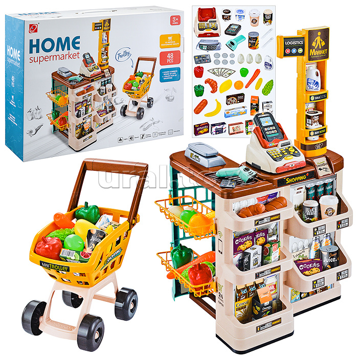 Игровой набор супермаркет "Продуктовый магазин" в коробке