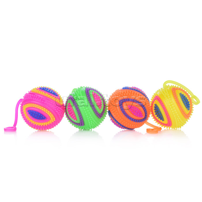 Мяч-ежик "Неоновые цвета" (6,5см) в коробке
