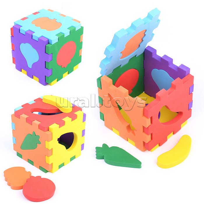 Кубик-сортер "Овощи"