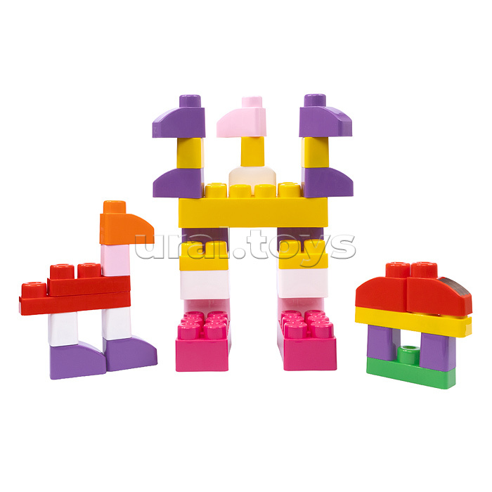 Конструктор пластиковый "Baby Blocks" 60 дет (сумка)