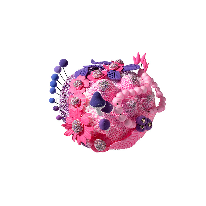 Игрушка из пластичных масс: легкий пластилин "Глюкосад": малый фиолетовый набор