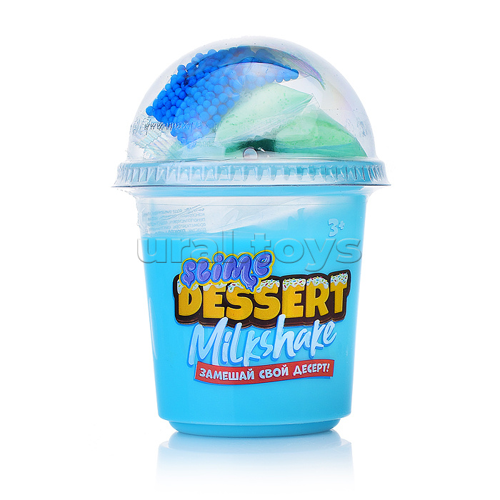 Игрушка для детей старше 3х лет модели Slime Dessert Milkshake голубой